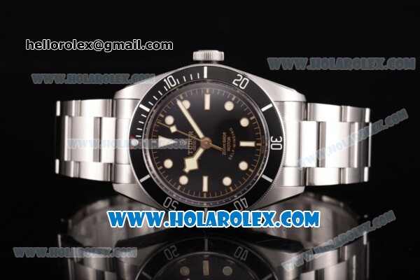 Tudor Heritage Black Bay Swiss ETA 2824 Automatic Full Steel with Black Dial and Dot Markers - 1:1 Original - Click Image to Close